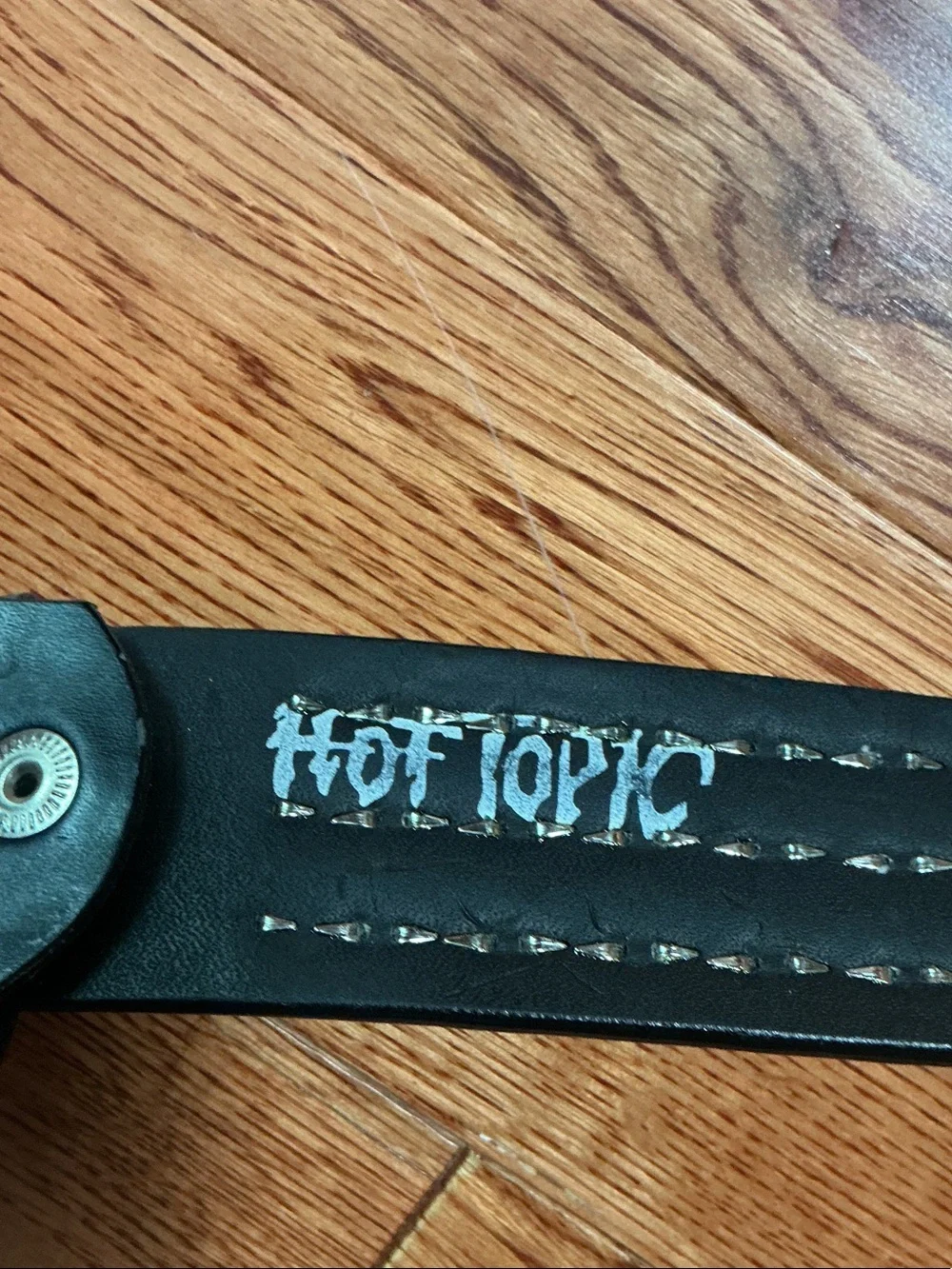 Hot Topic Black Belt with Silver Pyramid Studs